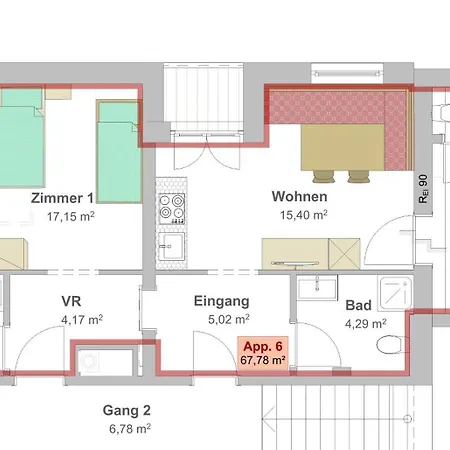 לינה וארוחת בוקר Mirabelle